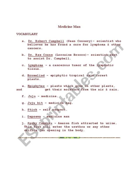 testificate man the movie|medicine man video worksheet answers.
